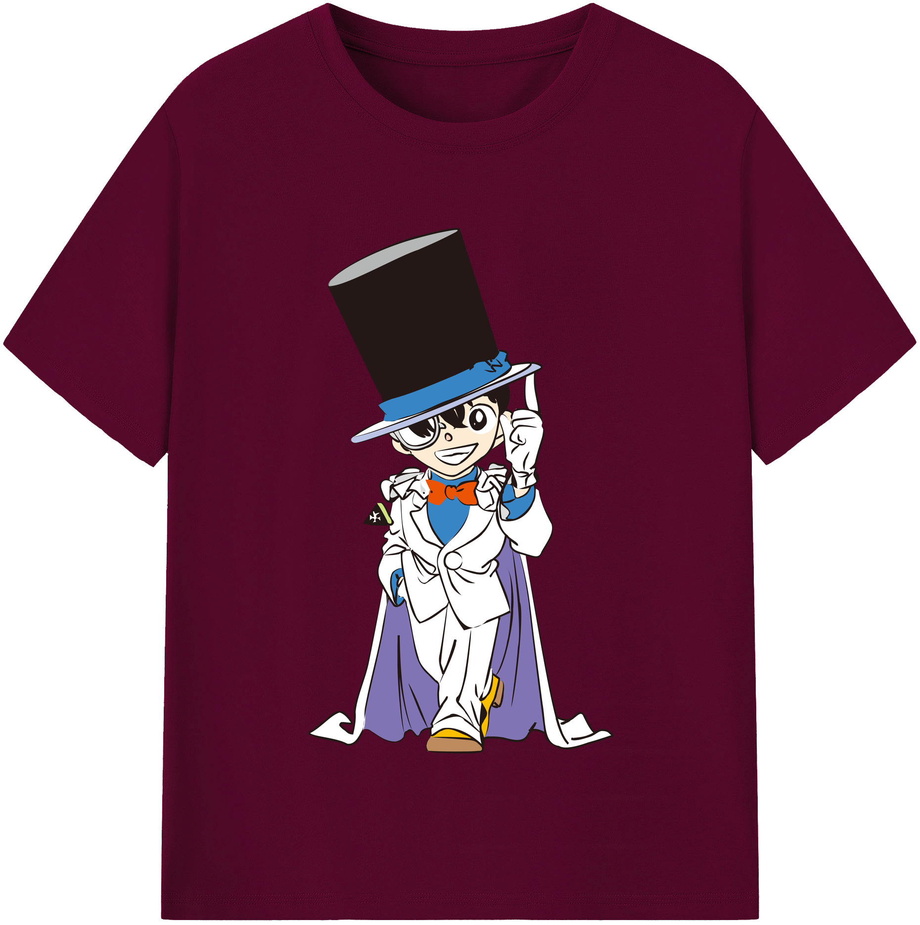 （画像用） 名探偵コナン 江戸川 コナン Detective Conan Conan Edogawa レディースカジュアルプリントTシャツ（綿100％）